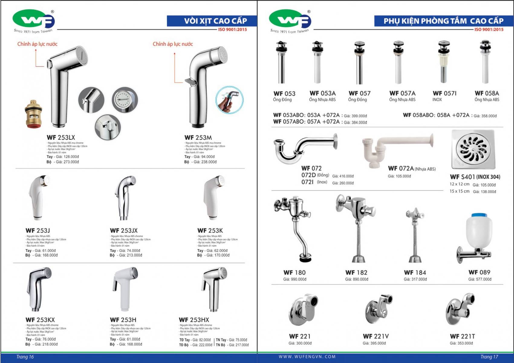 Bảng giá sen vòi WUFENG mới nhất 2024 /Page 9